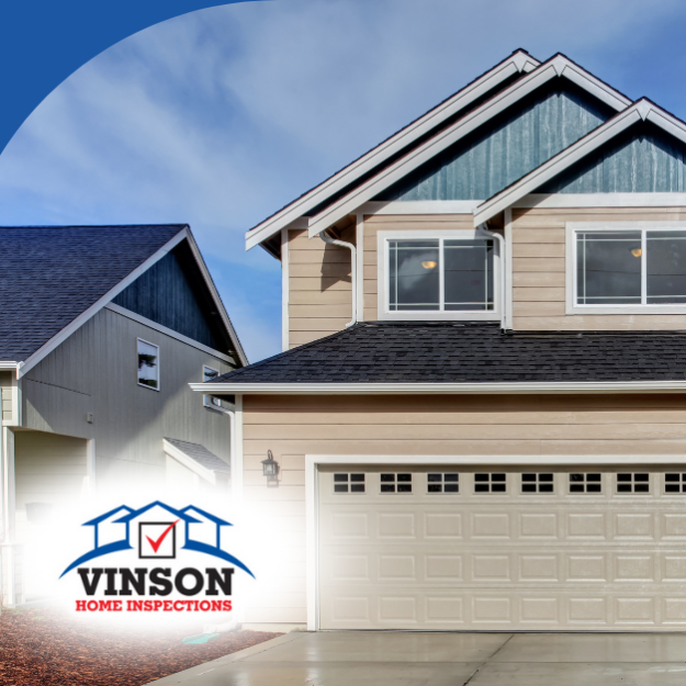 Contemporary two-story home with a clean driveway and light beige siding