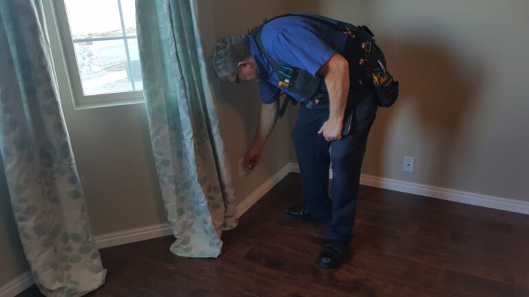 Vinson Home Inspections Inspecting outlets